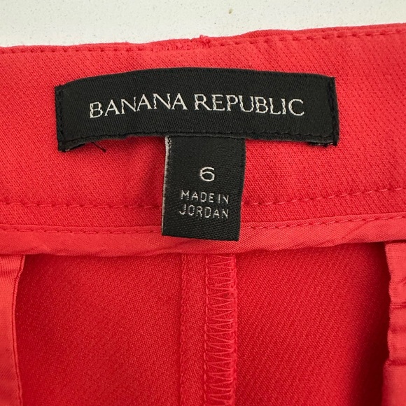 Banana Republic High Waist Red Shorts - Picture 3 of 6